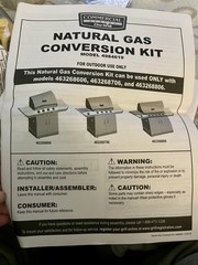 Char-Broil 4619 Natural Gas Conversion Kit Commercial Series New Open Box OEM