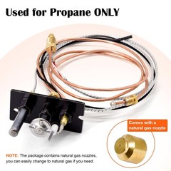 3-Way Propane Gas Pilot Assembly Kit for Fireplaces – Replacement Parts with The