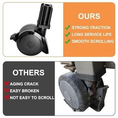Locking Caster Wheel Replacement for Genesis 300, Spirit 310 & Summit Grills