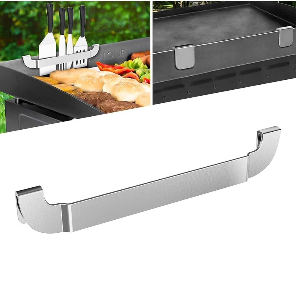 10 Inch Griddle Spatula Holder Magnetic Design, Stainless Steel Grill Barbecu…