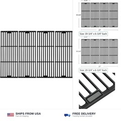 Leship Grill Grates Replace for Chargriller 5050 3001 2121 3008 3030 3725 400…