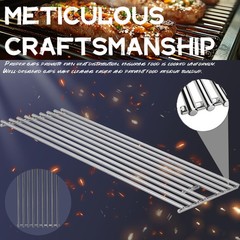 4 Pack 7mm Stainless Steel BBQ Cooking Grill Grates Replacement Parts for 165…