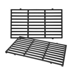 Replacement Grill Grates for Spirit I & II 200 Series, Cast Iron, 2-Pack, 17.5″x