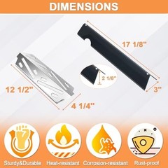 Replacement Grill Parts for 3 Burner Genesis II & LX 300 – Flavorizer Bars & Hea
