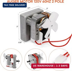 Pellet Grill Auger Motor 120V Traeger Pit Boss Camp Chef Replacement