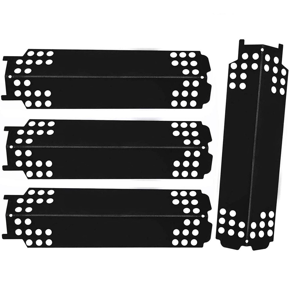 4 Pack 15 inch Heat Plate for Charbroil 463436215 Porcelain Steel Shield