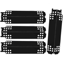 4 Pack 15 inch Heat Plate for Charbroil 463436215 Porcelain Steel Shield