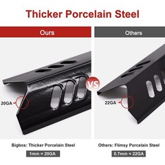 15 inch Porcelain Grill Heat Shields Replacment for Dyna-Glo DGF510SBP, DGF49…