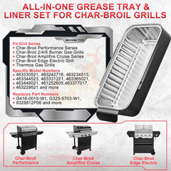 G416-0015-W1 Grill Grease Tray Replacement for Charbroil Performance 463242716 4