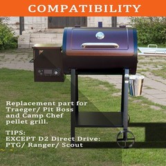 Durable Induction Fan Kit with 4 Blades for Grilling, Improves Heat Distribution