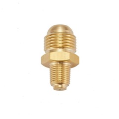 Litorange 3 PCS Propane Orifice Connector Brass 3/8″ Flare x 1/8″ MNPT,