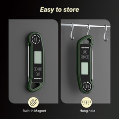INKBIRD 0.5 Seconds Instant Read Meat RHT-11K Fleischthermometer, Green