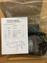 OEM Grease Pan Upgrade Kit HSGT400-B1 4 Burner Gas Grill Grease Cup & Mount NEW
