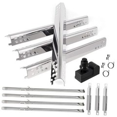 Grill Replacement Parts for Charbroil Performance 4 4 Burner Kit + 2 Outlet