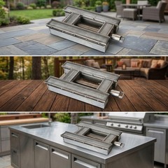 304 Stainless Steel Grill Burner, Outdoor Barbecue Gas Grill Burner