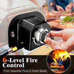 Gas Burner for Karu 16 and Karu 2 Pro Pizza Oven – 28mbar Propane Gas Convert…