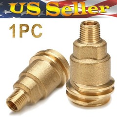 JINYI Propane Quick Connect Adapter, QCC1 Type 1 to 1/4 0.25 inches, Golden