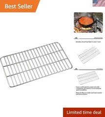 Multi-Functional Grill Grate Replacement – 304 Stainless Steel, 12.2×6.7 Inch