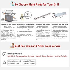 Grill Parts For Kenmore 146.34611410 146.46372610 146.23673310 146.34461