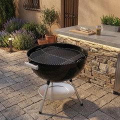 Grill Grate Hinged Round Stainless Steel for Weber 22 in and 22.5 in Cooker