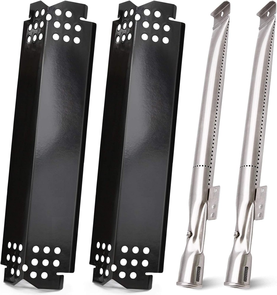 Paquete de 2/5 protectores de placa de calor y tubos de quemadores para parrilla