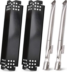 Paquete de 2/5 protectores de placa de calor y tubos de quemadores para parrilla