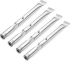 Burners 4-Pack Stainless Steel 14 7/16″ x 1″ Replacement for Charbroil Gas Grill