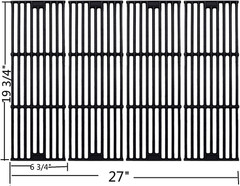 C6505A(4-Pack) 19 3/4″ Cast Iron Cooking Grid Grates Replacement for Chargriller