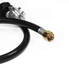 Universal Propane Regulator & Hose – QCC1 Replacement for LP Gas Grill, 2ft