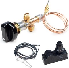 Gas Fireplace Fire Pit Flame Failure Safety Control Valve Kit and Assembly Gas B