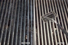 SS Brush Provides Effortless 360° Cleaning For Brinkmann BBQ Grills + Nylong Bag