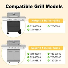 Grill Parts for Nexgrill 5 Burner 720-0888N 720-0888 720-0888A 4Burner 720-0830H