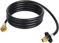 350psi Soft Nose P.o.l Valve With 12 Feet Propane Weed Burner Torch Hose Adapter
