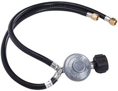 Durable 2ft Y-Splitter Propane Regulator with Double Hoses for Safe Outdoor Use