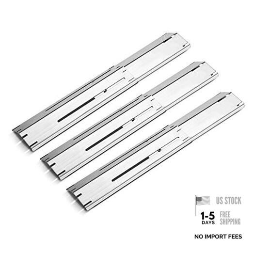 3 Pack Adjustable Grill Heat Plate, Extend from 11.75″ Stainless Steel-3 Pack