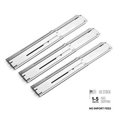 3 Pack Adjustable Grill Heat Plate, Extend from 11.75″ Stainless Steel-3 Pack