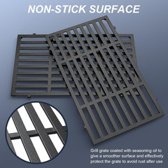 Grill Parts 17.5 Inch Grates for Weber Spirit E310 300 II 700 Genesis 1000-3500