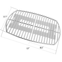 Stanbroil Stainless Steel Grill Cooking Grates for Q100/Q1000 series, Silver