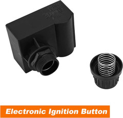 4 Outlets Igniter with Electronic Ignition Button for Charbroil Igniter Replacem