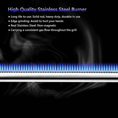 7635 Flavorizer Bars & 69785 Grill Burner Tube for Weber GS4 Spirit II 200 E-210