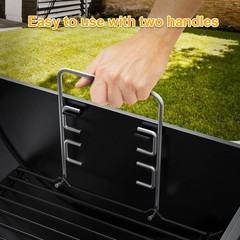 23″ to 34″ Adjustable Ash Pan for Charcoal Grill Chargriller 1224 1324 2121 2…