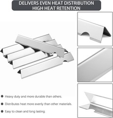 for Genesis II Grill 300 Series 66802 Grates, 66795 Flavorizer 66685, Deflector