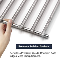 7MM 304 Stainless Steel Grill Grates for Weber Genesis E310 E320 E330 S310 S320