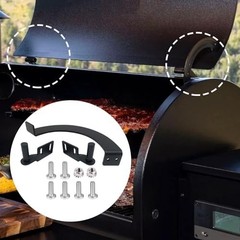 Grill Lid Door Stop Arc & Grill Lid Hinge Kit for Traeger Grills, BCA002 Grill L