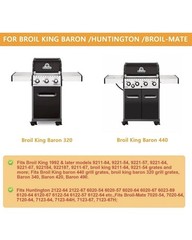 4PCS Grill Grates for Broil King Baron 440 320 340 420 440 S440 490 S320 9221-64
