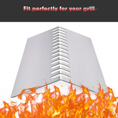 Grill Heat Shield Heat Plates for Bull 16631 16521 G Series 5 Burner Grill