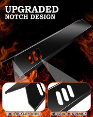 15 Inch Grill Heat Plates Replacement Parts for Dyna-Glo DGF493BNP DGH483CRP, Ba