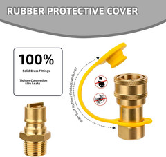 1/2 Natural Gas Quick Connect, Natural Gas Quick Connect Fittings for LP/NG Appl