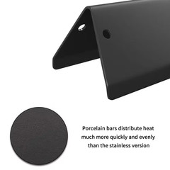 Porcelain-Enameled Flavorizer Bars Replacement for Weber Genesis II/LX 300 Serie