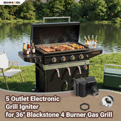 5 Outlet Electronic Grill Igniter for Blackstone 36 inch Griddle with Air Fry…